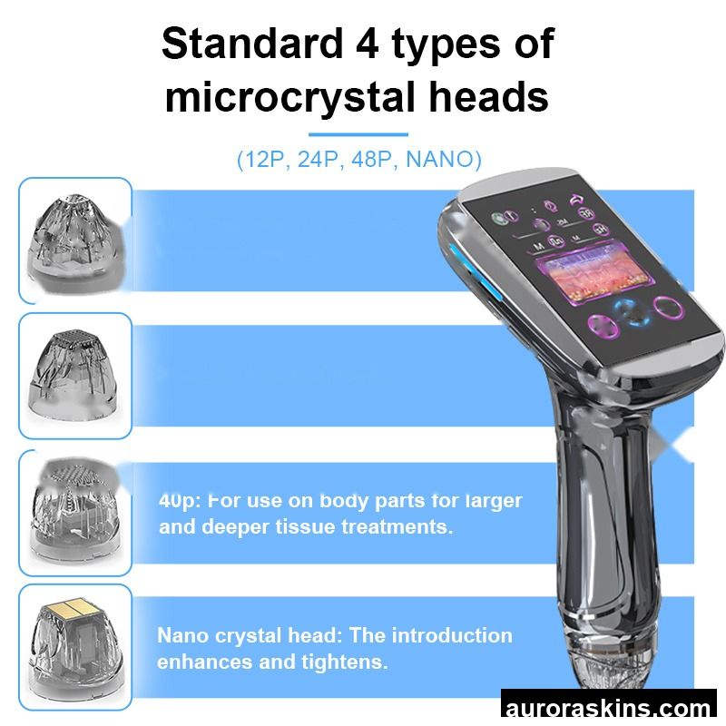 Face Lifting Machine Stretch Mark Removal Lifting Micro Gold R1F Crystallite Stretch Mark Removal Microcrystal Handheld Machine