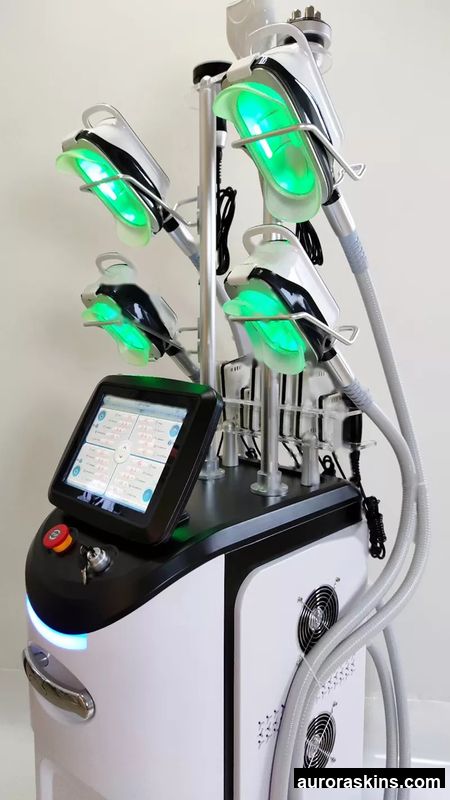 NEW 360 Cryo Slim Cryotherapy Machine with Skin Tightening ABS Material US Plug Standing for Face & Neck Body Contouring