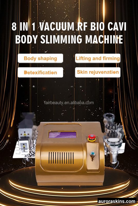 Multifunctional Fat Reduction Machine for Home and Salon Use Body Slimming Weight Loss 8 in 1 40 K Massage Machine Beauty