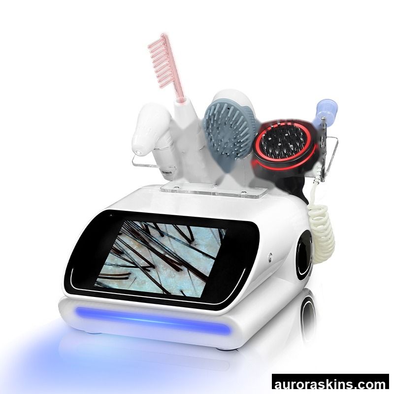 PDT Phototherapy Commercial Multifunctional Hair Care Analyzer Scalp Skin Care Analyzer Hair Regeneration Beauty Scalp Massager