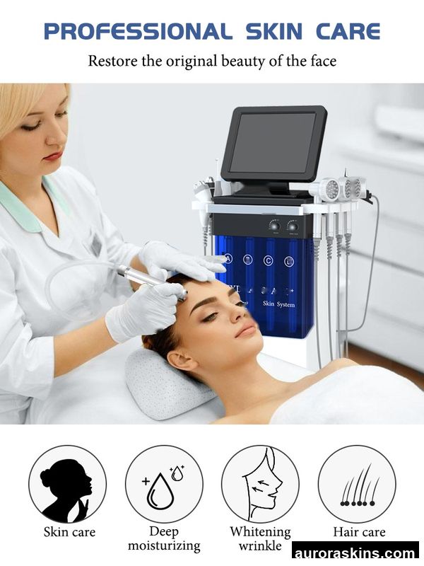 2026 Aurora Skins Advanced 14-Function Facial Beauty Unit-Skin Peeling & Aqua Peel Treatment-Made for Korean-Style Facials