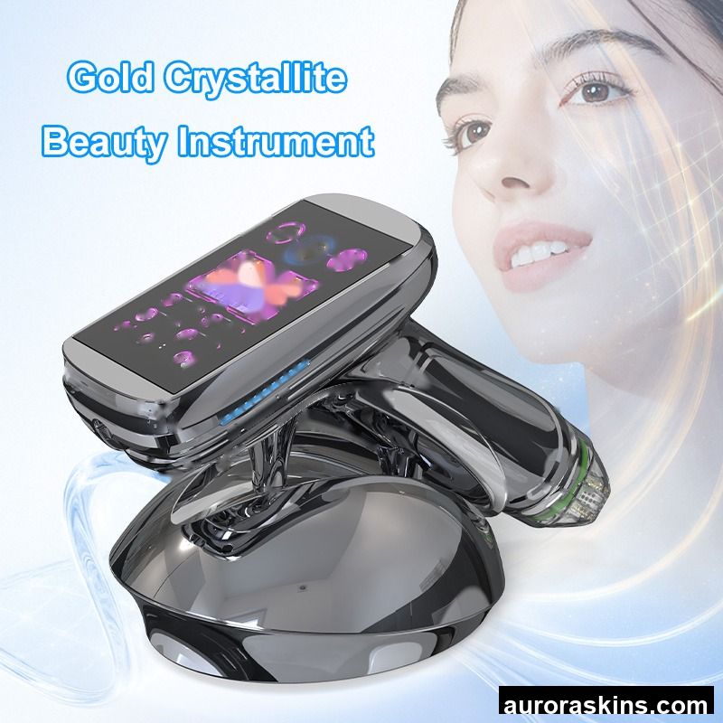 Face Lifting Machine Stretch Mark Removal Lifting Micro Gold R1F Crystallite Stretch Mark Removal Microcrystal Handheld Machine