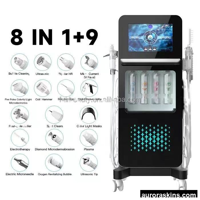 17-function Hidrafacial Hydrodermabrasion Machine Alice Aqua Peel Alice Super Bubble Skin Machine Braeat Training Classrooms