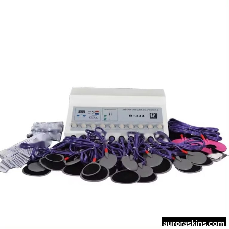 133EMS Desktop Micro-Current Beauty Instrument 1000W 10 Groups Patches AU US Body Meridian Dredging BIO Bioelectricity Weight CN