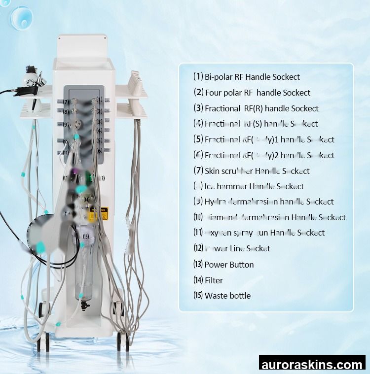 Facial Cleaning Device Diamond Glow Ultrasonic Microdermabrasion Machine Salon Facial Machine Brightening Facial
