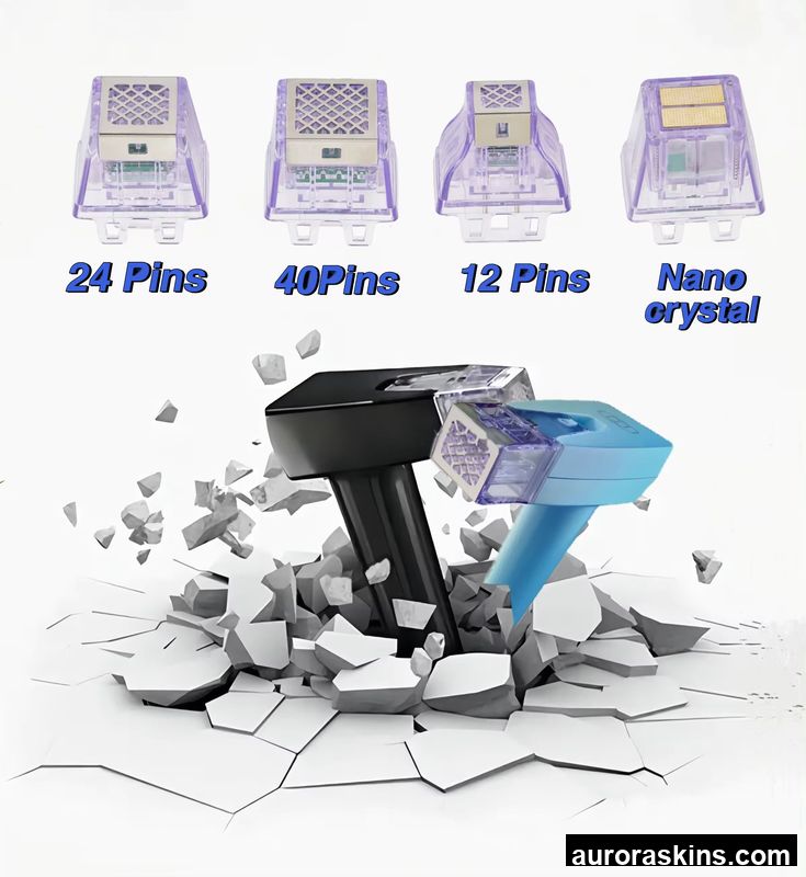 2in1 3in1 Crystallite Depth 8 Fractional Cartridges Disposal Insulated Consumables