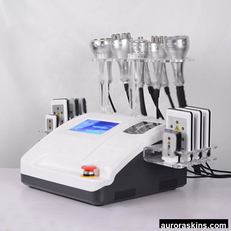 Special Offer 6-in-1 Body Slimming Machine Body Massager with 7 Handles 8 Light Therapy Pads for Skin Tightening