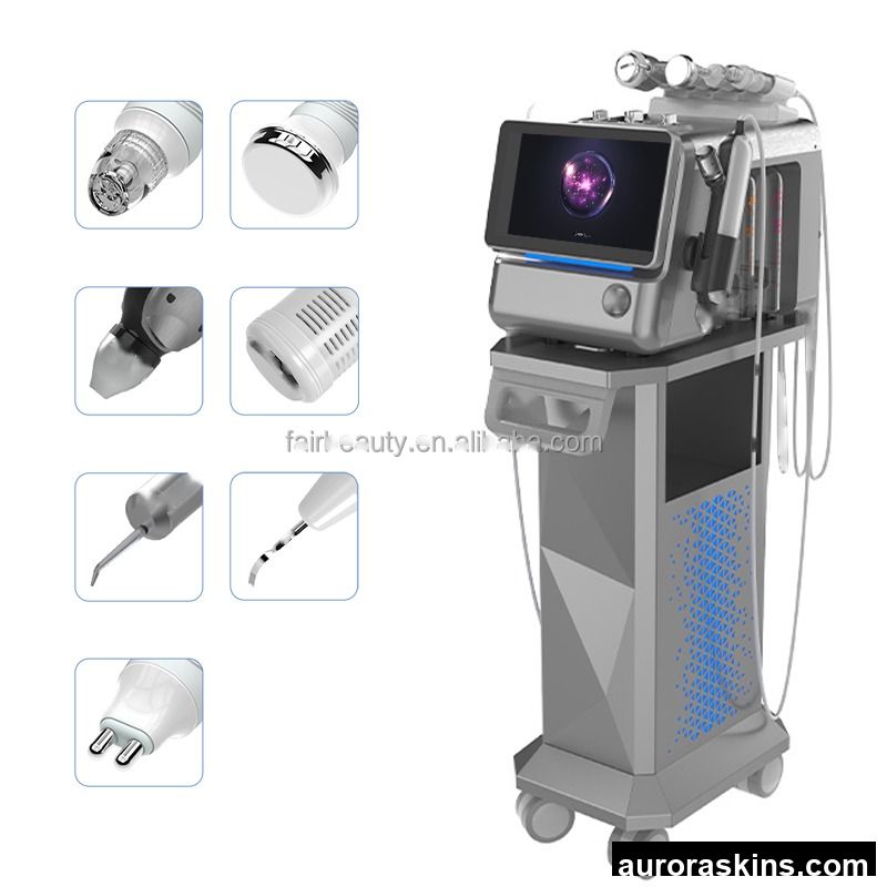 2026 Facial Instrument Deep Cleaning Hydraulic Exfoliation Oxygen Machine Multifunctional Skin Care Beauty Spa Microcrystalline