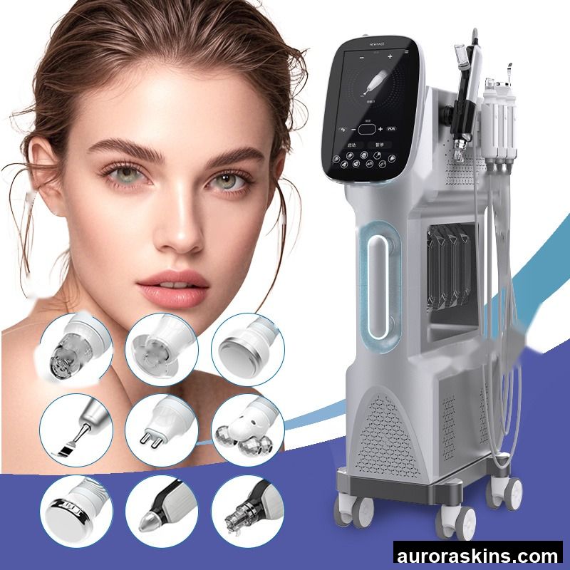 Newest 9n1 Aquaskin Facial Multifunctional Deep Cleaning Dermabrasion Pore Cleaner Facial Machine
