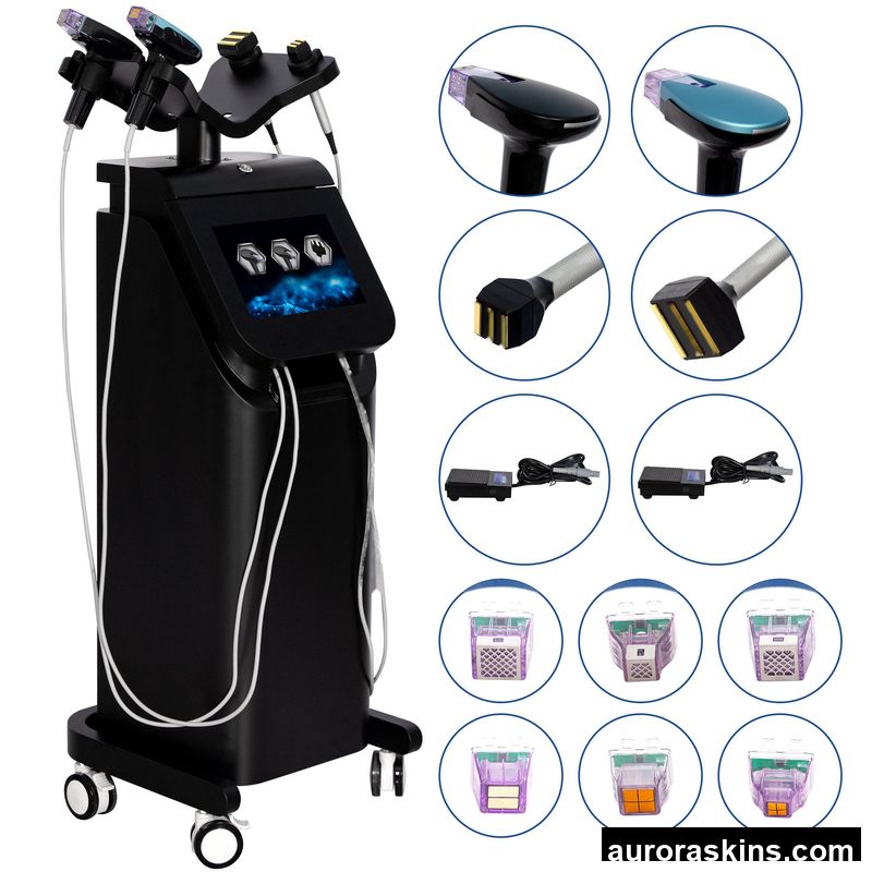 NEW 4 in 1 Crystallite Depth M8 Fractional Skin Tighten Firming 2026 Vertical M8 Fractional Machine Face Body Machine