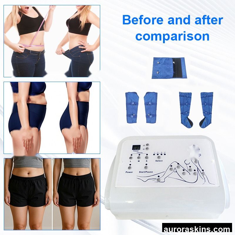 16 Airbag Air Pressure Slimming Suit Cellulite Reduction Lymphatic Drainage Massage Sauna Blanket Presoterapia Machine