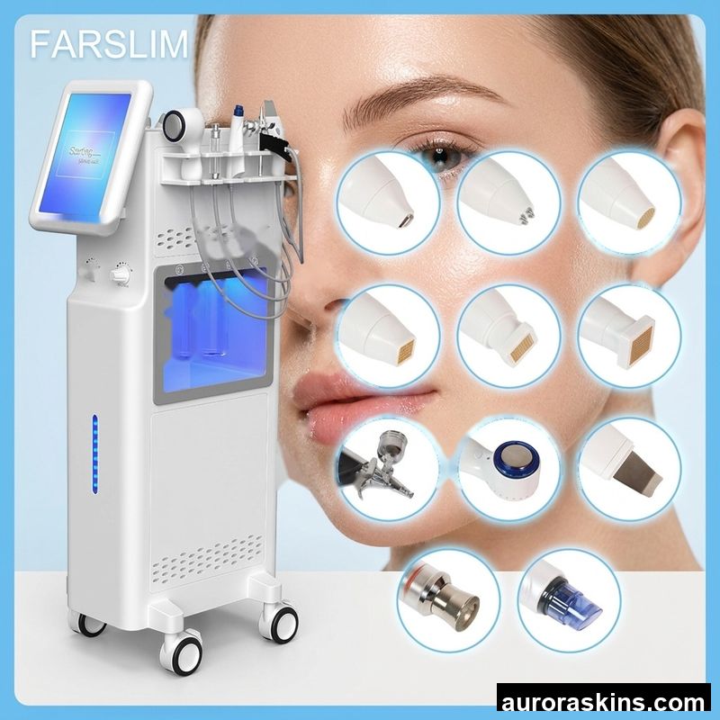 2026 Advanced Facial Machine Deep Cleaning Blackhead Removal Facial Spa Beauty Oxygen Machine Multifunctional Machine for Salon