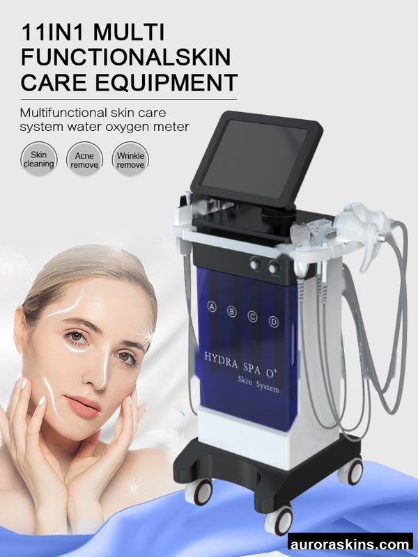 2026 Aurora Skins Direct Sales 11-in-1 Bubble Deep Cleansing and Rejuvenating Skin Care Instrument