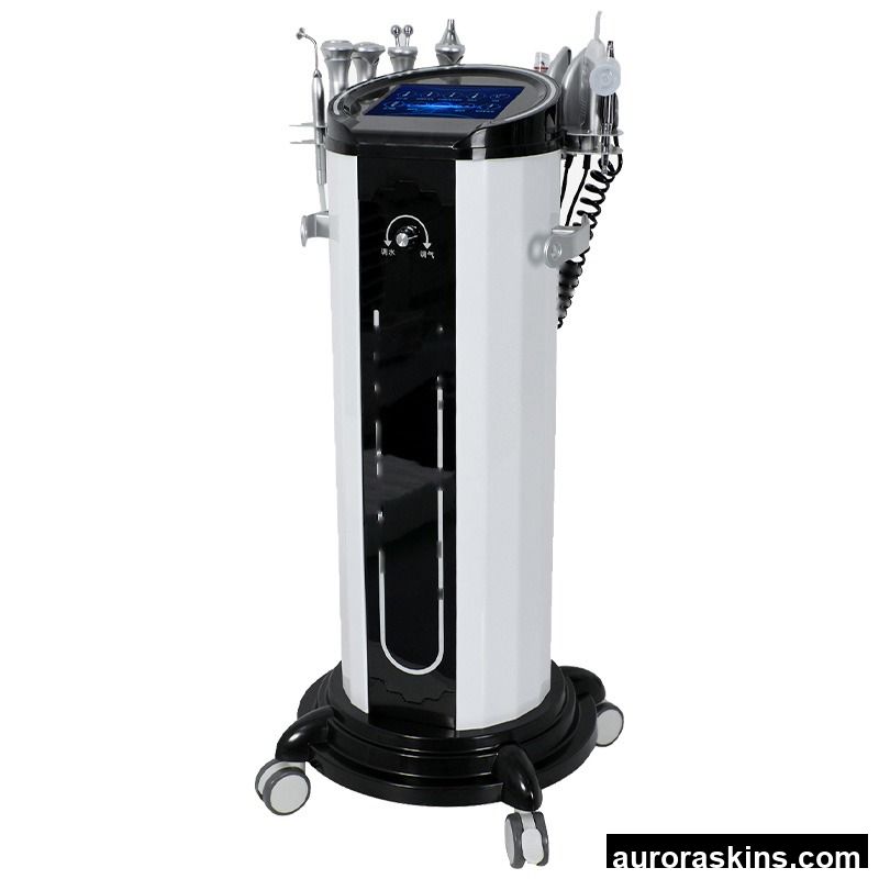 9-in-1 Aqua Facial Machine Oxygen Jet Deep Skin Cleansing Spa System with Touch Screen EU US ZA Plug Optional