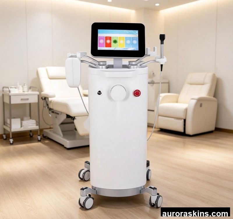 Vertical RFContour Shaping Equipment With Negative Pressure Handpiece Collagen Boost Skin Lifting Slimming Beauty Clinic Machine