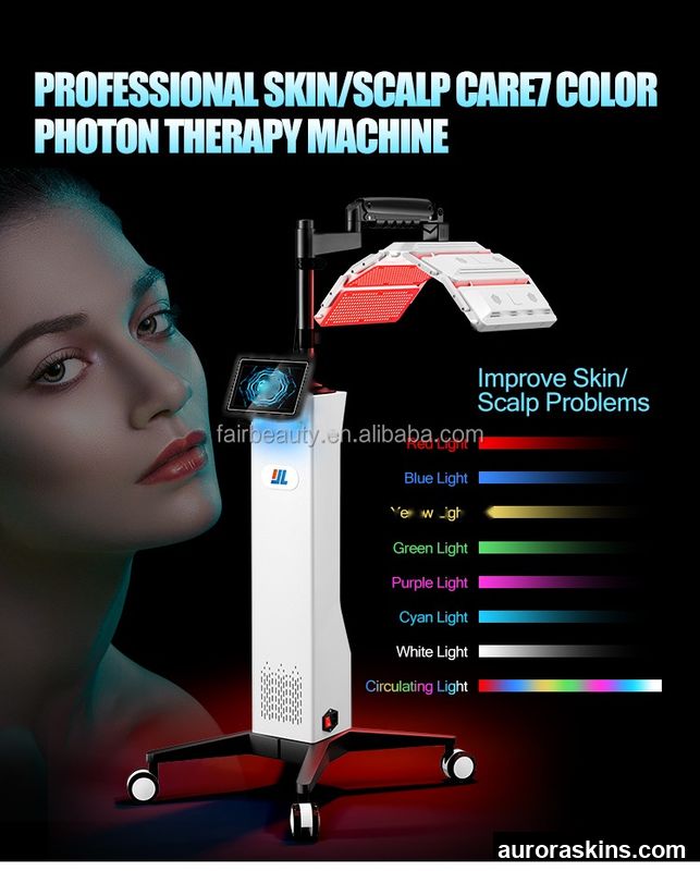 650-850nm Dual-Wavelength Full-Body Light Therapy System-Electric Mirror Design, Targets Face & Body, Ideal for Home or Spa