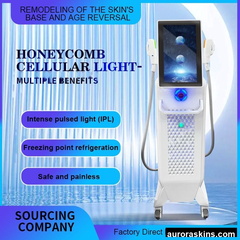 Third Generation Home Use Beauty Equipment Light Skin Brightening Rejuvenation Pigment Honeycomb Cell New Milk Light CN Plugs