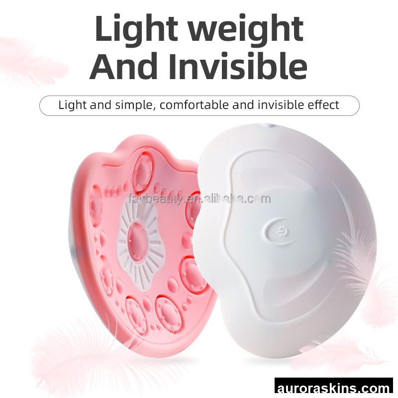 Breast Augmentation Firmer-Micro-Current Technology for Nipple Care and Natural Shaping, Wireless Remote Control Breast Massage
