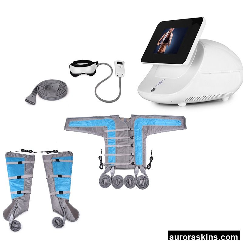 Professional Full Body Pressotherapy Machine Lymphatic Drainage Air Compression Massage Suit for Weight Loss