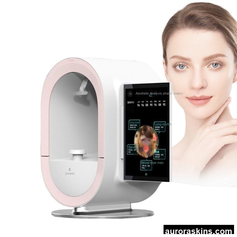 Meitake AI Intelligent High Definition Facial Skin Analysis Detector 15-Inch Touchscreen Portable WiFi-Connected JP Commercial