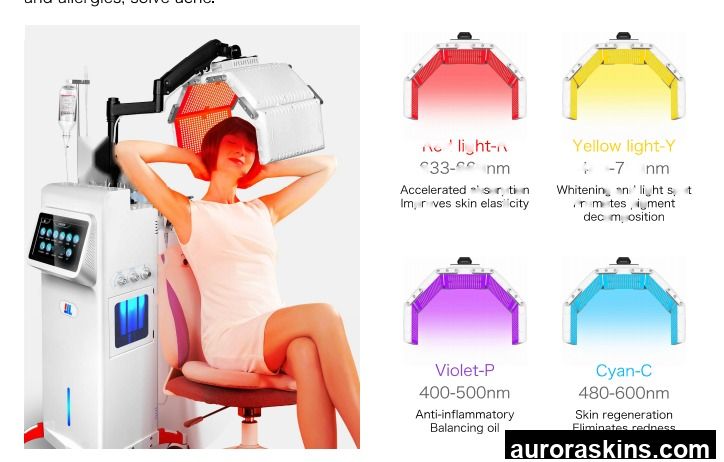 Aurora Skins a 11in1 Jet Peel Facial Machine Oxygen Spray Gun Water Oxygen Pen Multifunctional Injection Hydration Device Water Jet CM7