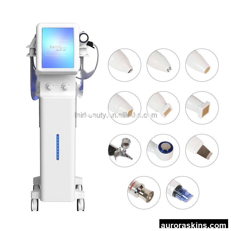 Full Face Care Equipment Spray Gun Diamond Glow Facial Machine for Esthetician Student Practical Training