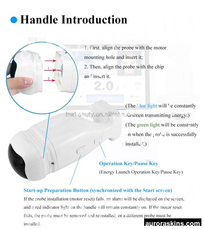 7D Vmax 2-in-1 Face & Body Lifting Device-Smooths Wrinkles & Stretch Marks, Interchangeable Cartridges-Salon Use