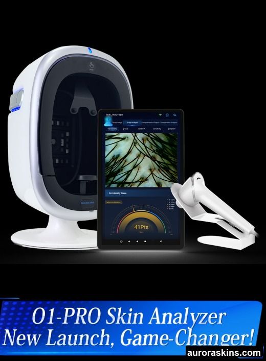 Aurora Skins a EU UK 3in1 Hotsell Ai Skin Hair Scalp Camera Analyzer Detector UV RGB WU Light Professional Spa Management Head Spa