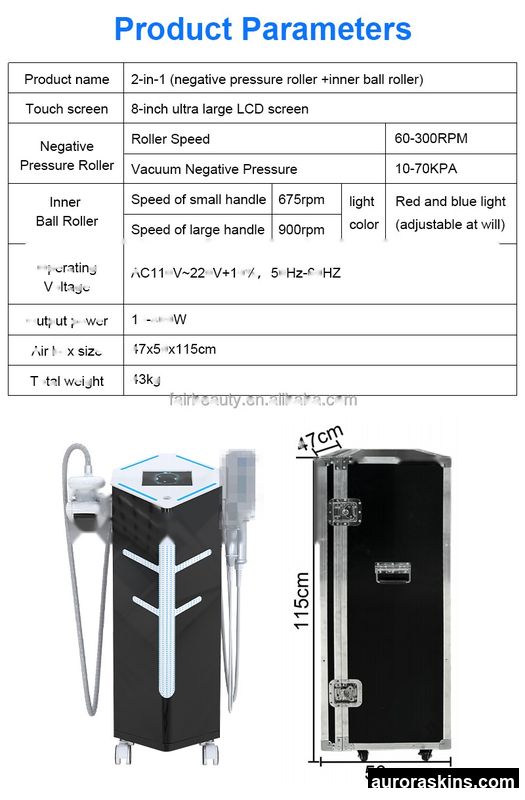 Latest 2 in 1 360-Degree Negative Pressure Roller Slimming Fat Reducing Body Shaping Beauty Instrument Commercial for Salon
