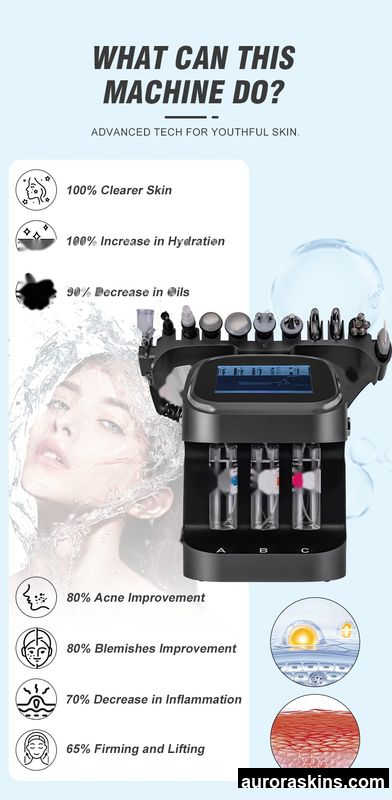 Aurora Skins High-End 10-in-1 Microcrystalline Machine-For Skin Plumping, Elasticity Enhancement, Line Softening, and Breast Therapy