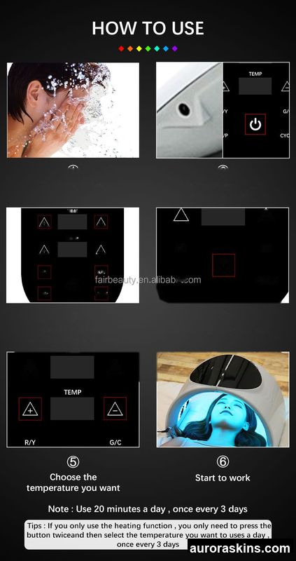 7-Color Photon Beauty Mask-LED Red Light Therapy for Face, Skin Rejuvenation, Complete Facial Treatment System