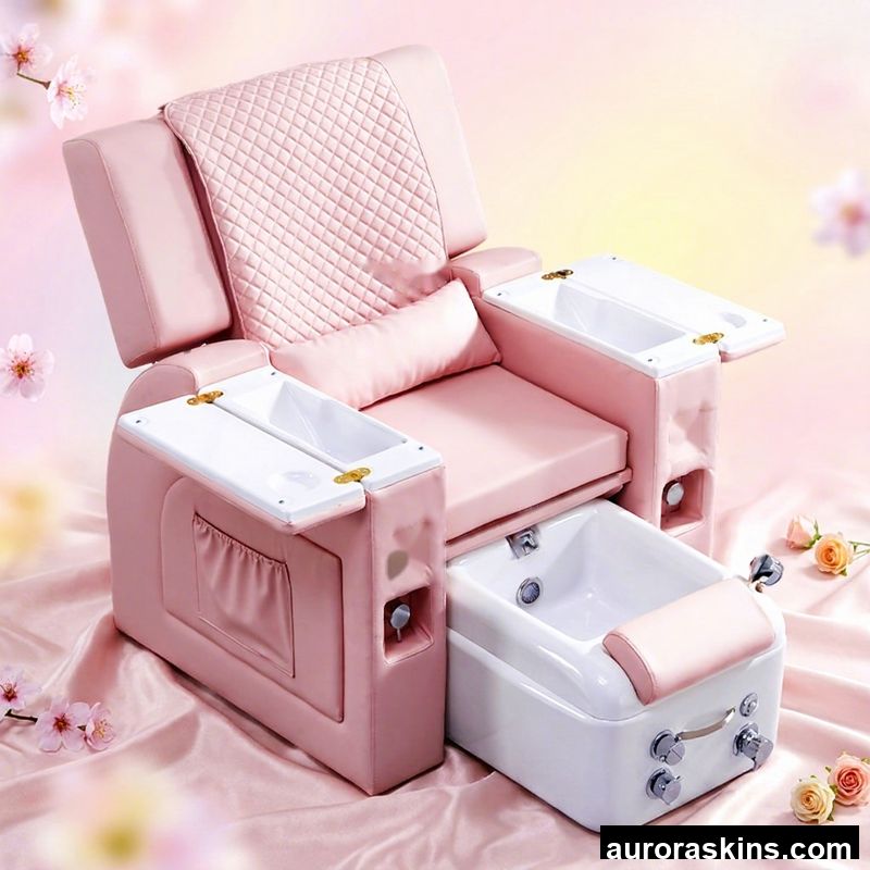 Multifunctional Adjustable Beauty Bed and Chair with Storage Box for Body Treatment, USB Charging (Or Plug-in)
