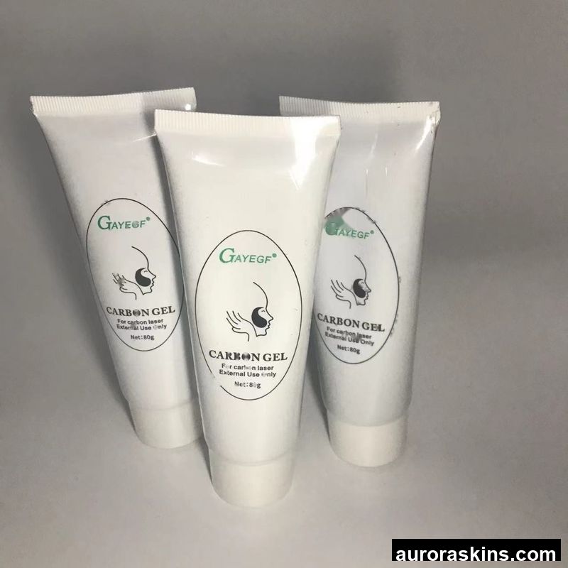 CO2 Carbon Peel Gel Carbon Gel 80g 80ml Bottle Cream Whitening Lightening and Pore Contraction