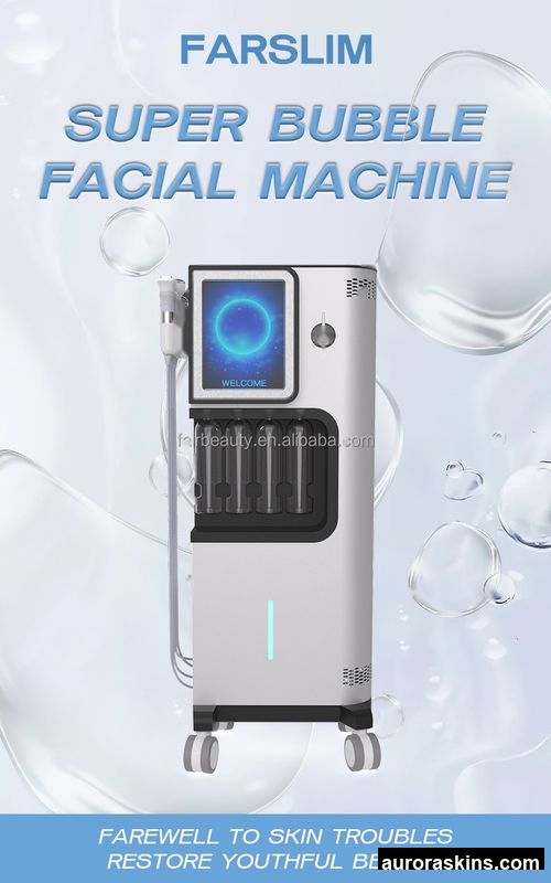 2026 8 in 1 Bar Type Oxygen Water Therapy Machine Deep Cleaning Multifunctional Black Head Cleansing ABS Stainless Steel