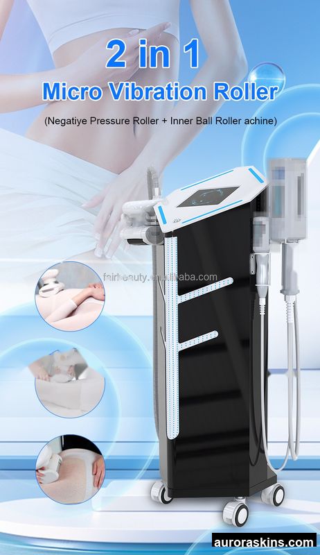 Latest 2 in 1 360-Degree Negative Pressure Roller Slimming Fat Reducing Body Shaping Beauty Instrument Commercial for Salon
