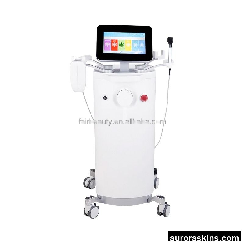 Vertical 2 in 1 Rf Facial Skin Rejuvenation Radio Frequency Body Shape Machine Diamond Superplasticity Beauty Equipment