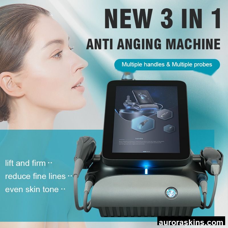 2026 New 2 in 1 Titanium Ultrasonic Scrubber & RF Machine for Face Lifting Body Shaping Deep Cleaning Beauty Device
