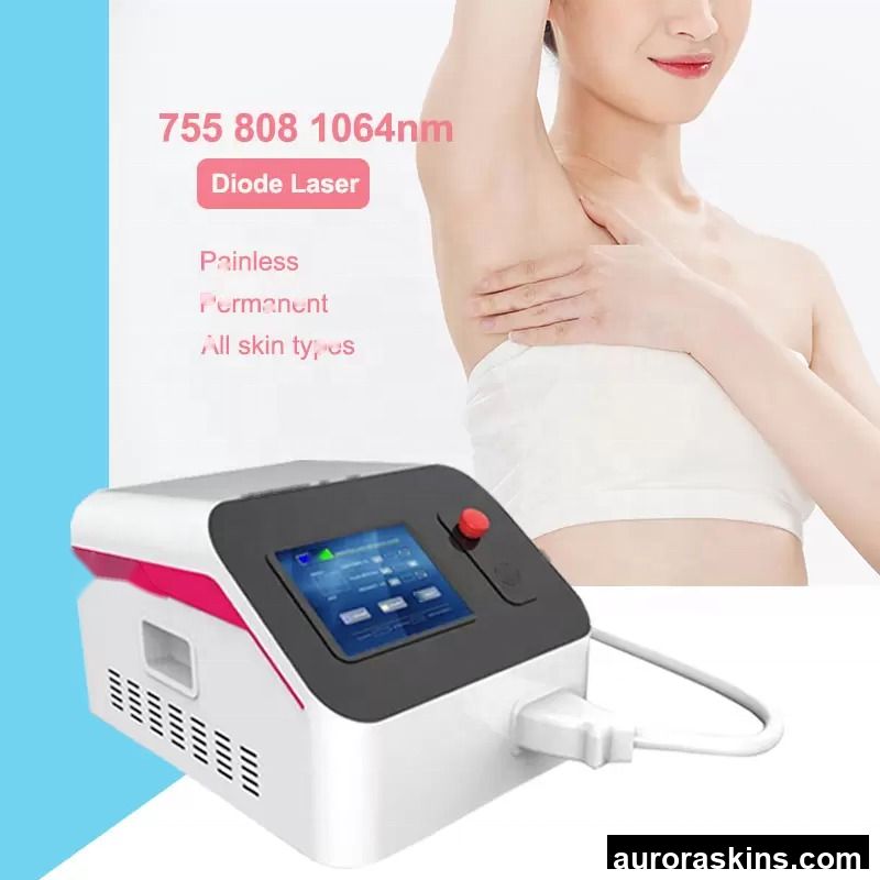 2026 Portable Painless Three-Wavelength (755nm, 808nm, 1064nm) Hair Remover 808nm Intensity Skin Whitening and Firming