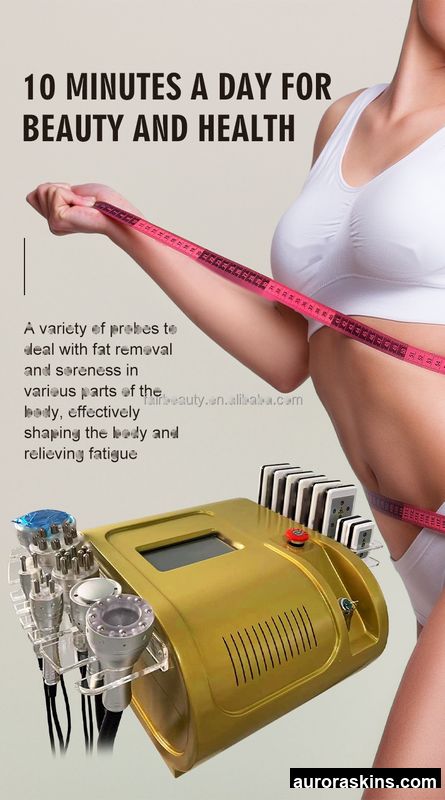 Multifunctional Fat Reduction Machine for Home and Salon Use Body Slimming Weight Loss 8 in 1 40 K Massage Machine Beauty