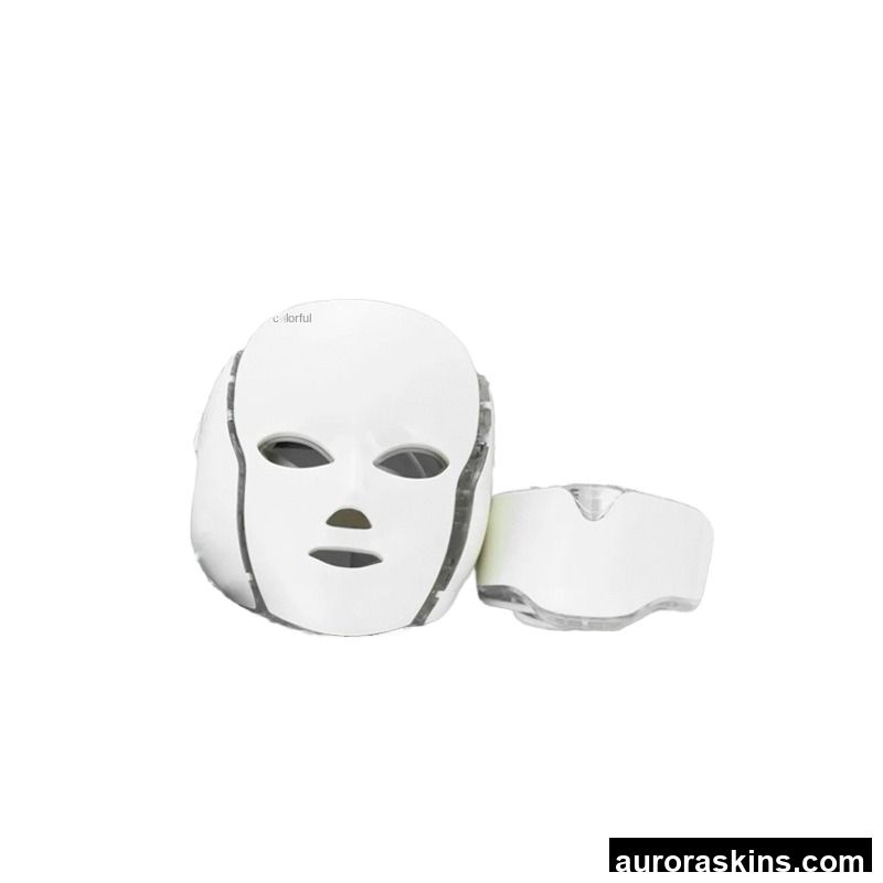 Large LED Row Light Mask Instrument ABS Cross-Border Neck Acne Beauty Rejuvenation Spectrometer Colorful Beauty Personal Care