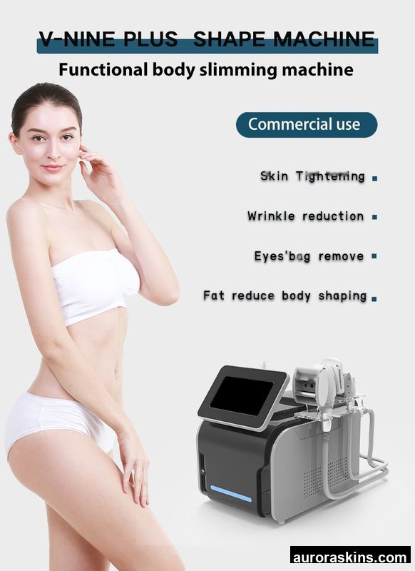 New Model 3-in-1 V9 Plus Body Shaping Machine with Large&Small Vacuum Roller + Vacuum Suction Handle + Vibration Slimming Handle