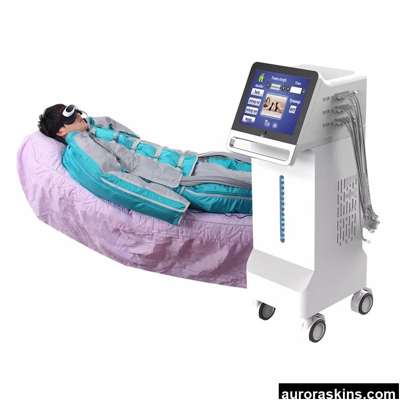 Excellent Performance Full Body Infrared Pressotherapy Machine Lymphatic Drainage Suit with 24 Air Chambers4 Massage Modes