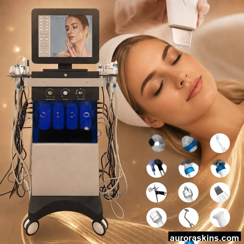 A 2026 Customized 14 in 1 Beauty Oxygen Jet Oxygen Facial Skin Tightening Whitening Machine Face Cleaning Beauty Salon Machine
