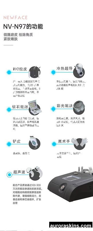 Professional All-in-One Skin Rejuvenation System-7 in 1: Diamond Peel, Facial Wash, Lifting, Scrubber-Free Exfoliation