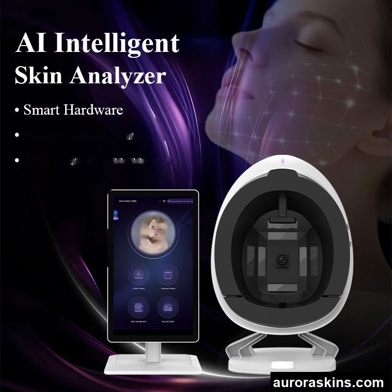AA 15.6 Inch HD Screen Digital Skin Detector Moisture Tester 26 Language System Skin Analysis Machine Hot for Beauty Salon/SPA