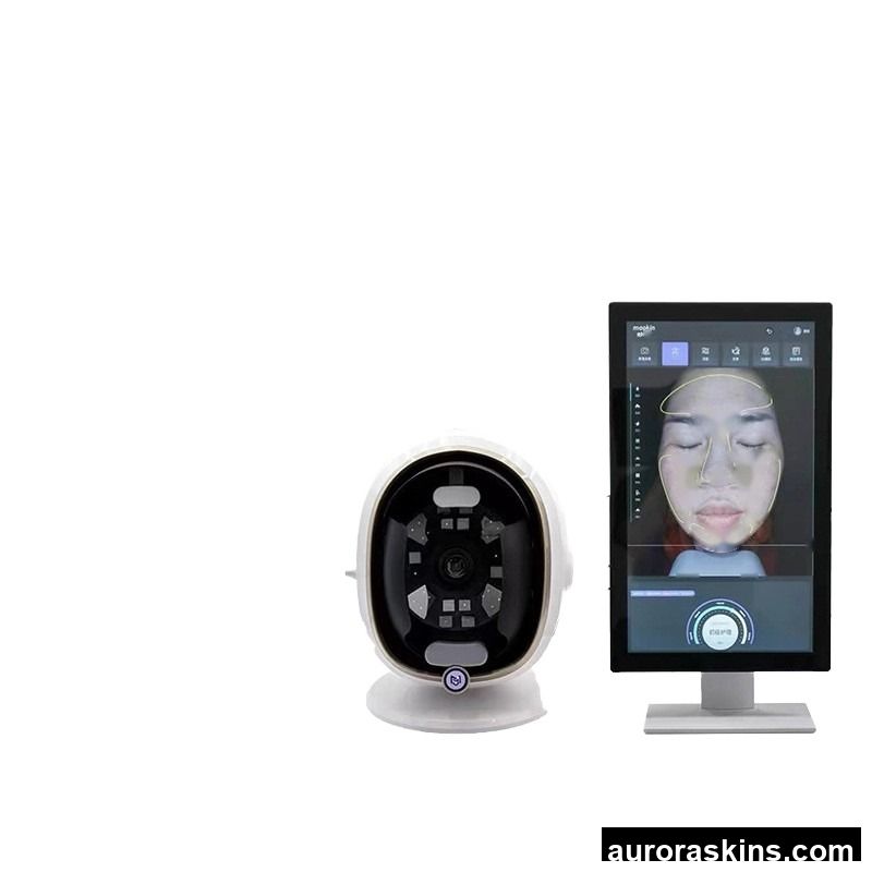 AI Magic Mirror Eight-Spectrum Intelligent Skin Analyzer LED Detector Test Instrument for Beauty Salons-Exported Moji
