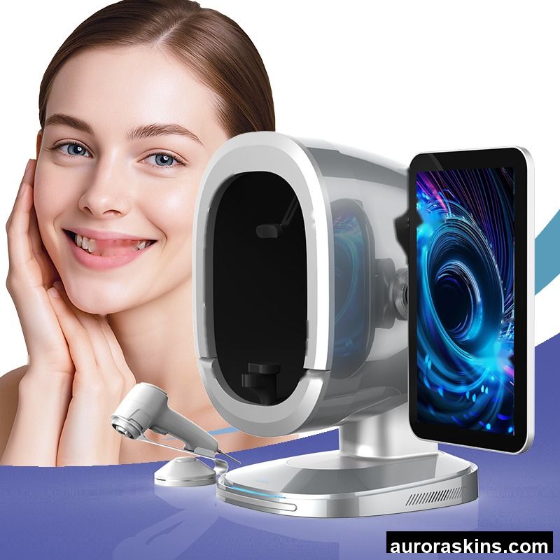 BITMOJI Ai 2 in 1 Professional Dermascope 3D Skin Analyzer Scanner Hair Scalp Detection 3D Intelligent Machine for Beauty Salon