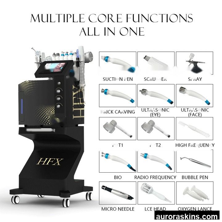 Haifei Large Bubble Skin Management Instrument Beauty Lifting V Face Salon Special Oxygen Jet Comprehensive Cleansing Tool for
