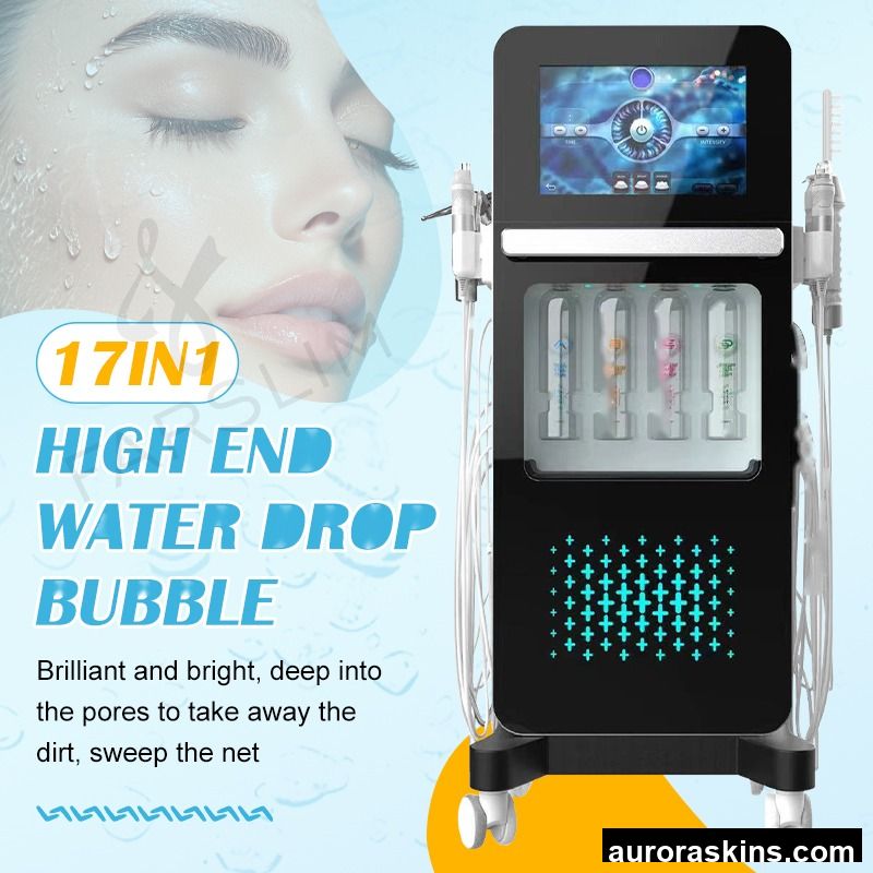 Stable 17-function Hidrafacial Hydrodermabrasion Machine Alice Beauty Academy Training Machine Skin Machine Skin Revitalization