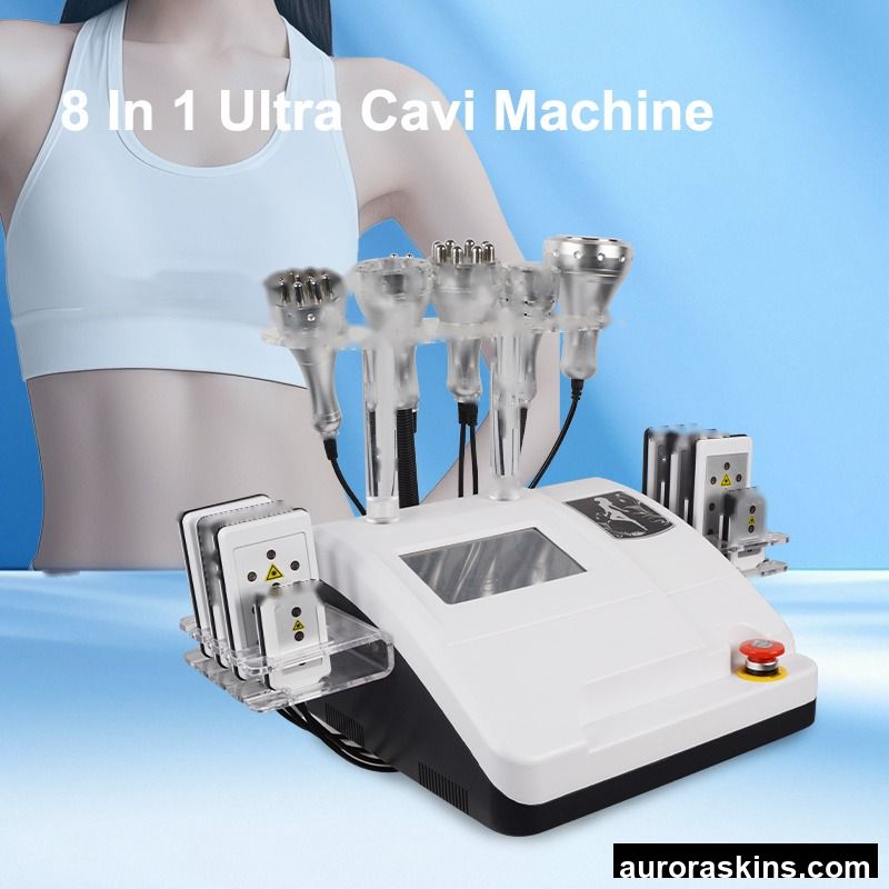 US Warehouse Stock S Shape Vaccum Roller Weight Loss 80K Cavit Machine Cavit Machine Cold Hammer 80k S-Shape Cavi Machine